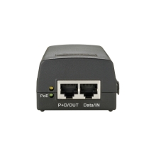 POE INJECTOR ADAPTER GIGABIT LEVEL ONE PASA DATOS Y ALIMENTACION POR EL MISMO CABLE HASTA 100M