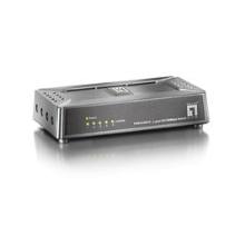 SWITCH LEVEL ONE NO GESTION 5 PUERTOS 10/100 MINI NO RACK BASE MAGNETICA