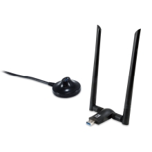 USB WIFI LEVEL ONE WUA-1810E AC1200 300MB EN 2,4GHZ Y 867MB EN 5GHZ USB 3.0 2 ANTENAS DESMO