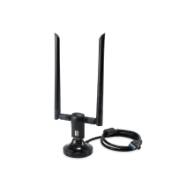USB WIFI LEVEL ONE WUA-1810E AC1200 300MB EN 2,4GHZ Y 867MB EN 5GHZ USB 3.0 2 ANTENAS DESMO