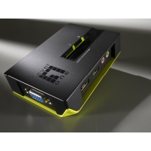 CONMUTADOR AUTOMATICO SOBREMESA LEVEL ONE V/T/M 1a2 CPUs USB CON AUDIO CABLES INCLUIDOS