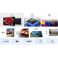 Tv tcl 43 pulgadas qled 4k uhd -  43t69c -  google tv