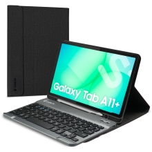 Funda con Teclado Subblim KeyTab Pro BT para Tablets Samsung Galaxy A11+/ Negra