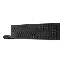 TECLADO Y MOUSE LENOVO WIRELESS MULTI-MODE PRO COMBO 6000 NEGRO INALAMBRICO 2.4GHZ BT RECEPTOR USB-A