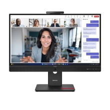 Monitor led 23.8 pulgadas lenovo thinkvision t24 - 4v ips -  fhd -  dp -  hdmi -  vga -  120hz -  4ms -  vesa 100x100 -  webcam