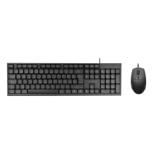 TECLADO Y MOUSE TACENS ANIMA ACP02ES TECLADO USB Y MOUSE USB 1600DPI ITALIANO NEGRO
