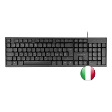 TECLADO Y MOUSE TACENS ANIMA ACP02ES TECLADO USB Y MOUSE USB 1600DPI ITALIANO NEGRO