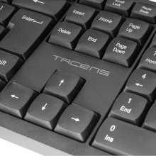 TECLADO Y MOUSE TACENS ANIMA ACP02ES TECLADO USB Y MOUSE USB 1600DPI ITALIANO NEGRO