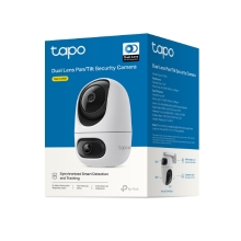 CAMARA INTERIOR IP TP-LINK TAPO C245D 2X 2K 3MP DUAL LENS PAN TILT WI-FI AUDIO BIDIRECCIONAL BLANCO