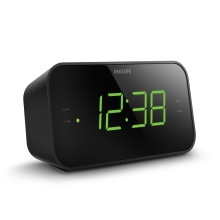 Radio Despertador Philips Tar3306/12 Sintonizacion Digital Color Negro Alarma Dual