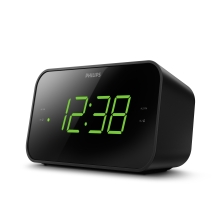 Radio Despertador Philips Tar3306/12 Sintonizacion Digital Color Negro Alarma Dual