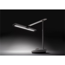 FLEXO DE ESCRITORIO PHILIPS VDT MATE LED 14W RED ELECTRICA 220V SCENESWITCH 27-65K REGULABLE BLANCO