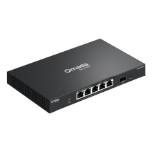 TP-Link ES206XPP-M2 switch Gestionado L2 2.5G Ethernet (100/1000/2500) Energía sobre Ethernet (PoE) Montaje en pared/escritorio Negro