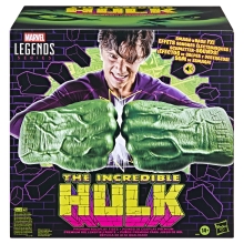 Replica hasbro marvel legends the incredible hulk puños electronicos 30.5cm
