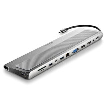 DOCKING USB-C NGS WONDERDOCK12PRO: WIN/MAC-DP-HDMI-VGA-LAN-USBC- 3XUSB3.0-USB-PD100W-SD/TF-JACK