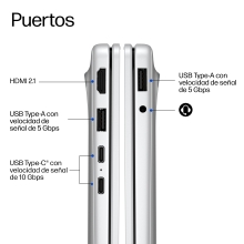 Portátil hp omnibook 3 ia 14 - hz0010nsx x1 - 26 - 100 -  16gb -  ssd 1tb -  14 pulgadas -  w11h