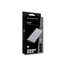 DOCKING USB-C CONCEPTRONIC DONN34G 1xHDMI 1xVGA 1xRJ45 2xUSB-A 2xUSB-C LECTOR TARJETAS AUDIO PD100W