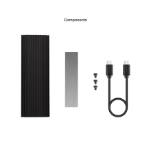 TooQ Caja Externa para SSD M.2 NVMe PICe, Negra