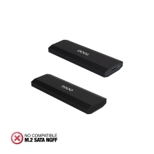 TooQ Caja Externa para SSD M.2 NVMe PICe, Negra