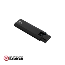 TooQ Caja Externa para SSD M.2 NVMe PICe, Negra