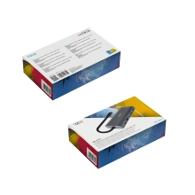 TooQ Caja externa para SSD M.2 NGFF/NVMe + HUB USB 3.2 Gen2 con 1xUSB-C/PD + 2xUSB-A + USB-C + HDMI, Gris