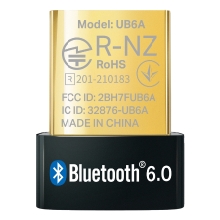 TP-Link Bluetooth 6.0 Nano USB Adapter aparato USB Negro