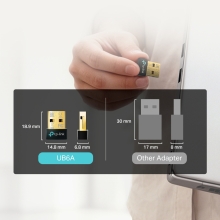 TP-Link Bluetooth 6.0 Nano USB Adapter aparato USB Negro