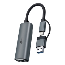 ADAPTADOR DE RED USB-C TP-LINK UE310C USB 3.0 GIGABIT ALUMINIO CONVERSOR USB-A