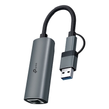 ADAPTADOR DE RED USB-C TP-LINK UE310C USB 3.0 GIGABIT ALUMINIO CONVERSOR USB-A