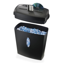 DESTRUCTORA DE PAPEL HAMA SAFE X100CD DESTRUYE CD TARJETAS DIN A4 15L NIVEL P4 T4 E3
