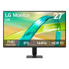 Monitor LG 27U411B-B 27" FHD 144HZ IPS HDR10 FREESYNC VGA HDMI negro