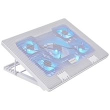 BASE DE REFRIGERACION PARA PORTATILES MARS GAMING MNBC2 5 VENTILADORES ULTRA SILENCIOSOS HASTA 17.3"