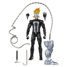 Figura hasbro marvel legends series build a figure marvel's box ghost rider (robbie reyes)