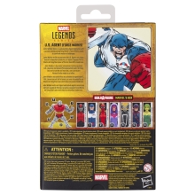 Figura hasbro marvel legends series build a figure marvel's box u.s. agent (force works)