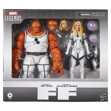 Figura hasbro marvel legends series marvel's the thing & marvel's invisible woman