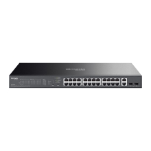 TP-Link ES228GP switch Gestionado L2 Gigabit Ethernet (10/100/1000) Energía sobre Ethernet (PoE) Negro
