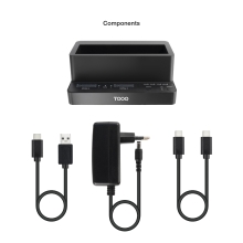 Docking Station para SSD M.2 SATA/NVMe TooQ TQDS-502B