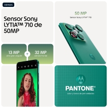 Motorola edge 70 fusion 17,2 cm (6.78") SIM doble Android 16.0 5G USB Tipo C 8 GB 256 GB 7000 mAh Verde