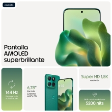 Motorola edge 70 fusion 17,2 cm (6.78") SIM doble Android 16.0 5G USB Tipo C 8 GB 256 GB 7000 mAh Verde