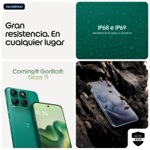 Motorola edge 70 fusion 17,2 cm (6.78") SIM doble Android 16.0 5G USB Tipo C 8 GB 256 GB 7000 mAh Verde
