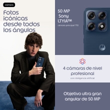 Motorola edge 70 pro 17,2 cm (6.78") SIM doble Android 16.0 5G USB Tipo C 12 GB 512 GB 6500 mAh Azul oscuro