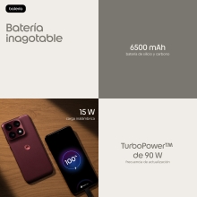 Motorola edge 70 pro 17,2 cm (6.78") SIM doble Android 16.0 5G USB Tipo C 12 GB 512 GB 6500 mAh Burdeos