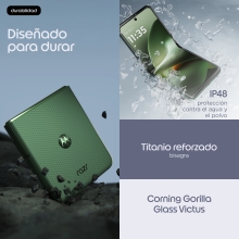 Motorola razr 70 plus 17,5 cm (6.9") SIM doble Android 16.0 5G USB Tipo C 12 GB 512 GB 4500 mAh Verde oscuro