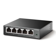 TP-Link TL-SG105S No administrado Gigabit Ethernet (10/100/1000) Negro