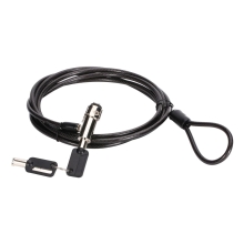 CABLE DE SEGURIDAD CONCEPTRONIC NANO CUSTODIO02BNM CON LLAVE COMPATIBLE CON LLAVE MAESTRA