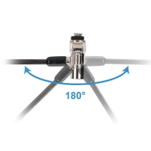 CABLE DE SEGURIDAD CONCEPTRONIC NANO CUSTODIO02BNM CON LLAVE COMPATIBLE CON LLAVE MAESTRA