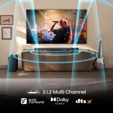 BARRA DE SONIDO HISENSE AX3120Q 3.1.2 440W DOLBYATMOS