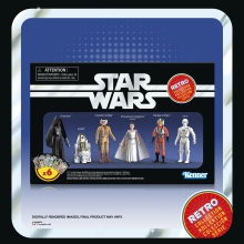 Figuras hasbro star wars retro collection 6 unidades