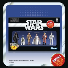 Figuras hasbro star wars retro collection 6 unidades