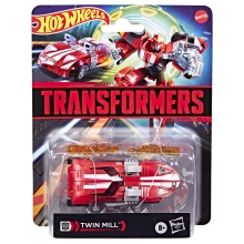 Figura hasbro transformers x hot wheels twin mill